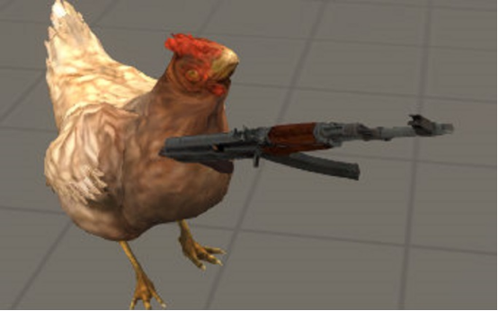 csgo躲猫猫:我藏到鸡窝里,装的比真鸡还像……|躲猫猫|练习|小鸡|csgo