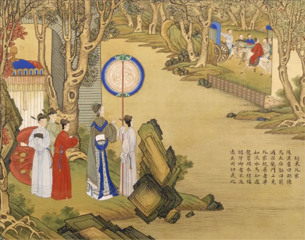 上图依旧是文王正妃武王之母太姒的故事:麟趾贻休 上图为东汉明德皇后