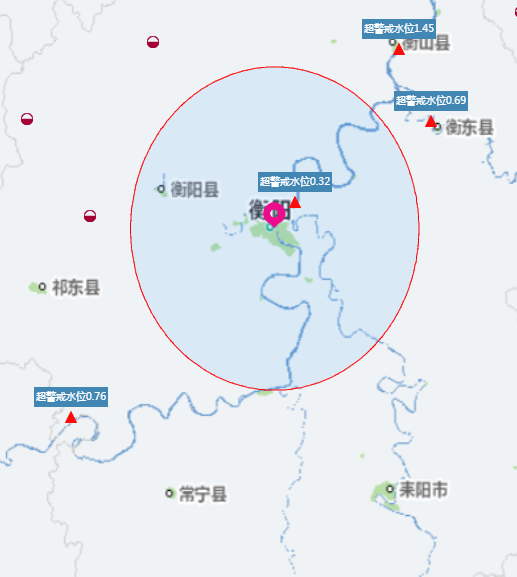 衡阳多条河流水位超警戒线