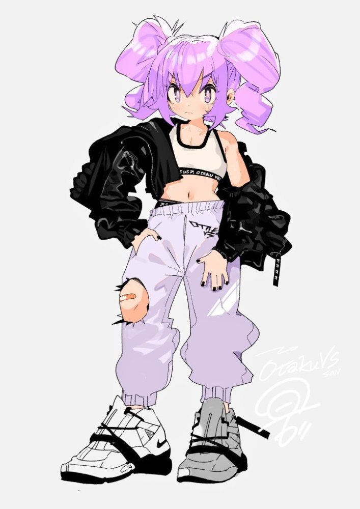 衣服设计大胆,配色和谐!可爱的人设!来自日本画师maymay_pic_腾讯新闻