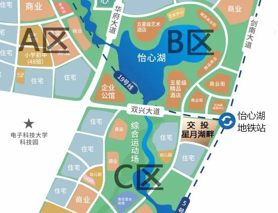 解渴怡心湖112143㎡双地铁新房即将入市