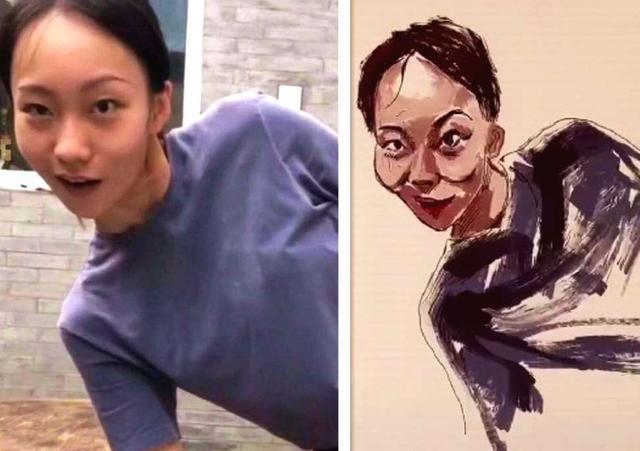 网红贝勒爷手绘图惹争议歪头动作十分相似水平真是不一般