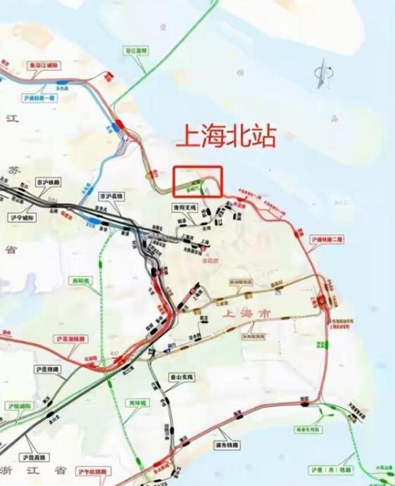 上海宝山罗店规划高铁图片