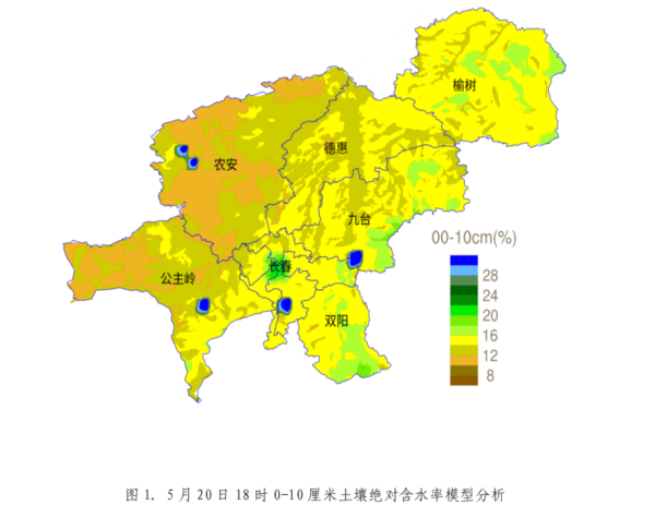 22-28日 长春市气温前高后低降水偏少