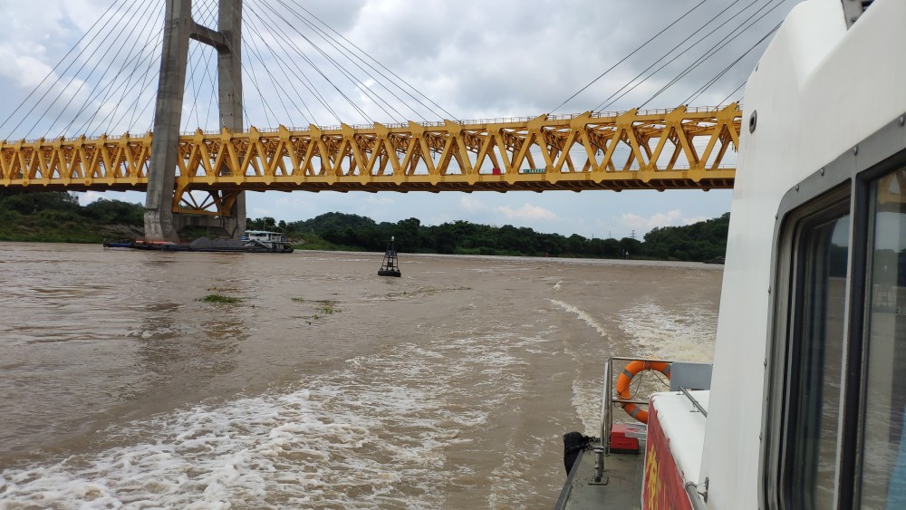 北江今年首场洪峰杀到,佛山海事提醒船舶行经思贤滘注意安全