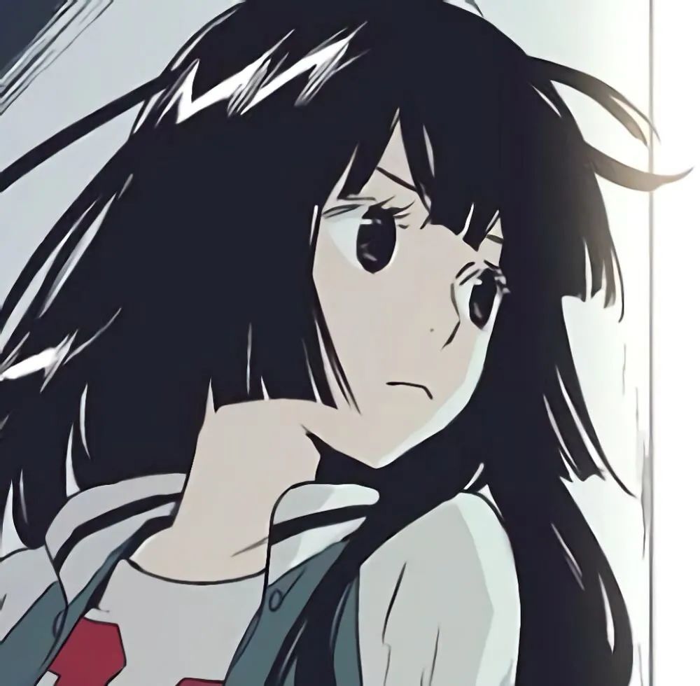 动漫头像人潮拥挤,撞个满怀