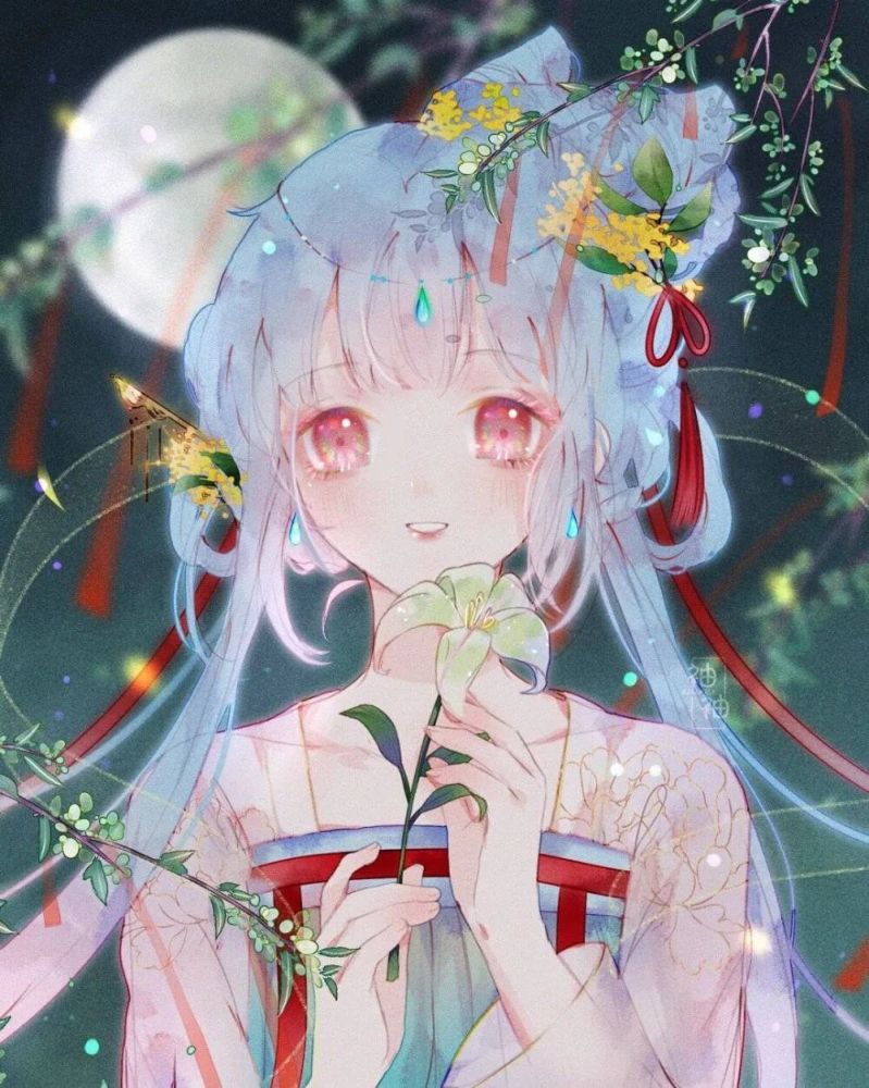 仙气古风美女壁纸|我的梦是温柔秋夜里的清风与月白,与你_腾讯新闻