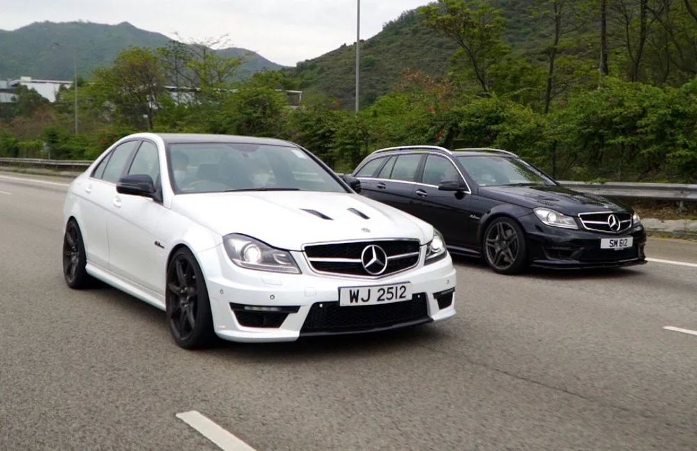 V8大排量 力王 玩转二手奔驰c63 Amg W4 腾讯新闻