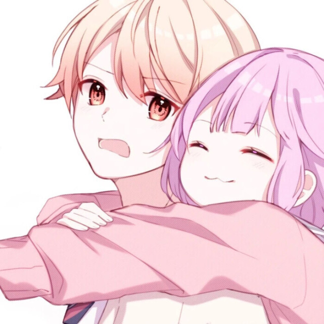 粉色系动漫情头始终如一才难能可贵