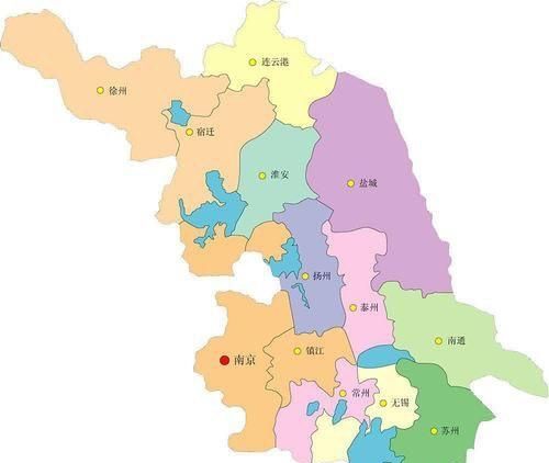 南京周边城市地图图片