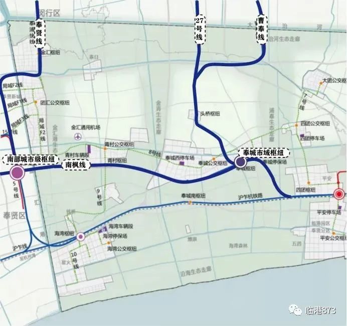 将四团(蓝湾),泥城,芦潮港,103片区,104片区,105片区和书院全部连接