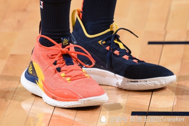 nba球员上脚库里8鸳鸯有点帅安踏狂潮3不一般