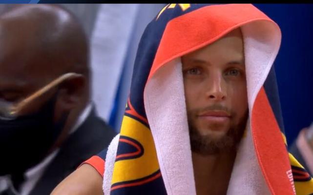 力拼47分钟轰39分库里头裹毛巾离场对飙输莫兰特关键球太狠