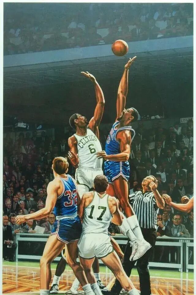 nba历史长篇小说八张伯伦又被拉塞尔欺负红衣主教退役湖人易主