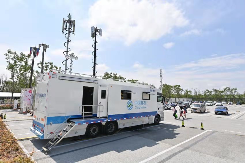 鲜花与5g美丽约会上海移动新技术新亮相护航花博会