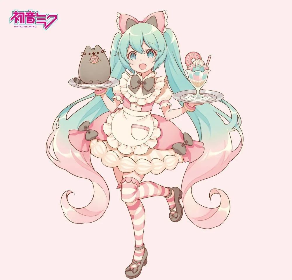 三马尾版初音未来,与彩虹小马联动:不会有人批判把女人当马吧?