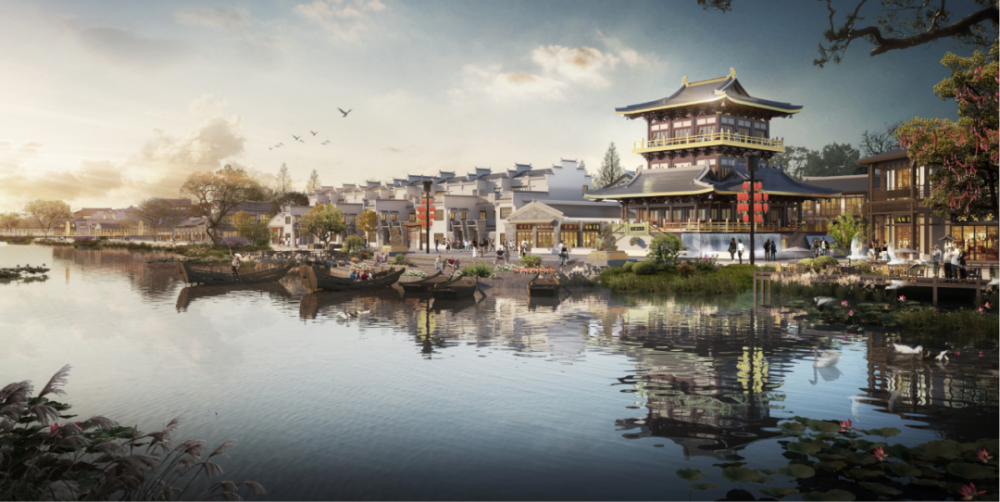 周口建业运河古镇磅礴而出超乎你想象