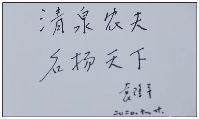 袁隆平书法他生前书法质朴厚道风骨遒劲透露书卷气