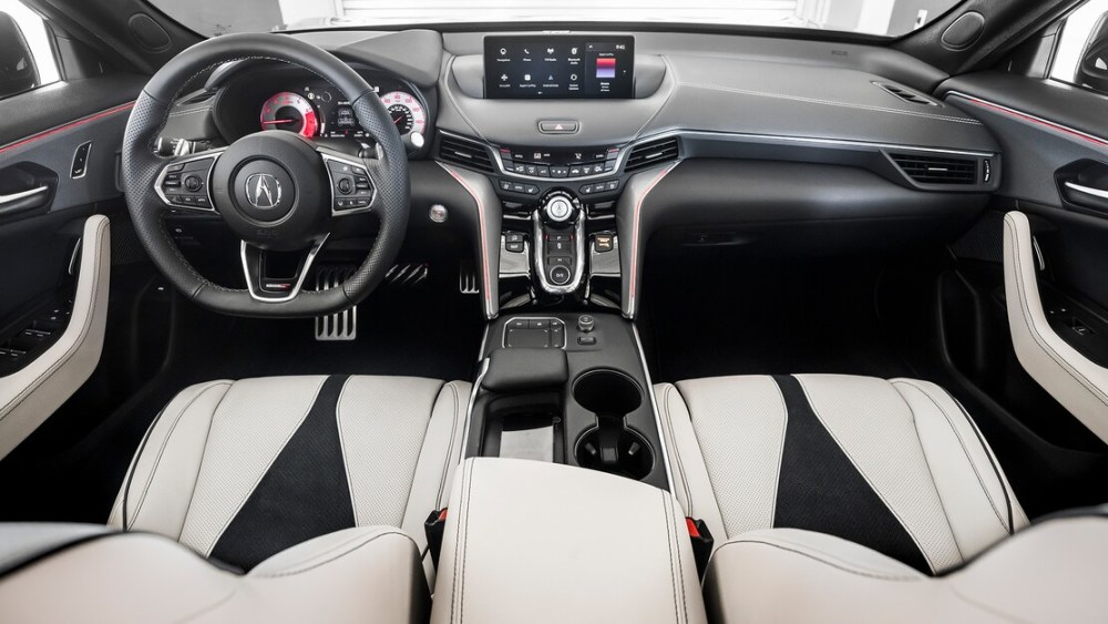 2021款全新一代讴歌tlx type s实拍大图亮相,豪华运动内饰首次曝光