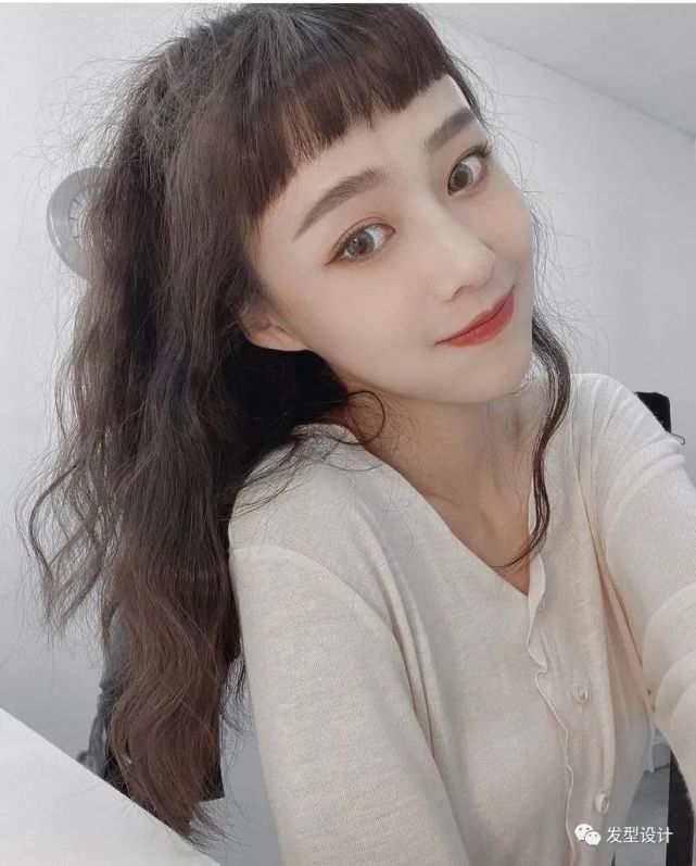 鬼马感眉上刘海.