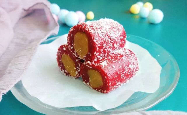 细腻柔滑,口感凉爽q弹,实在太好吃了|糯米|椰蓉|芙蓉糕|白莲蓉|糯米皮