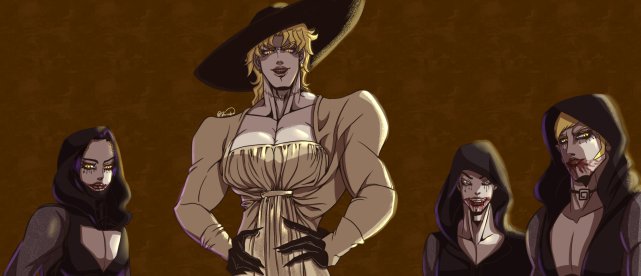 shizuka9的画师大佬根据这个奇妙的联系,创作了一张《jojo的奇妙冒险