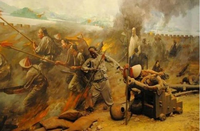 清史三元里抗英村民的自卫反击战