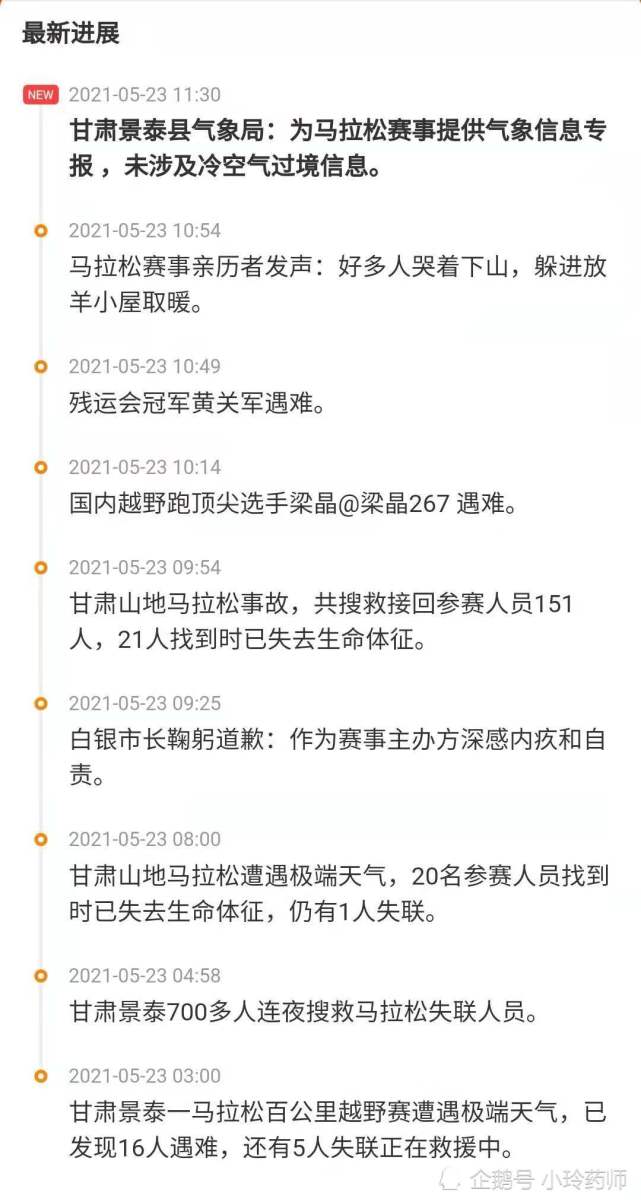 甘肃山地马拉松事故21人遇难 为何夏天会失温 失温是如何夺人性命的 失温 甘肃 低温症 血管