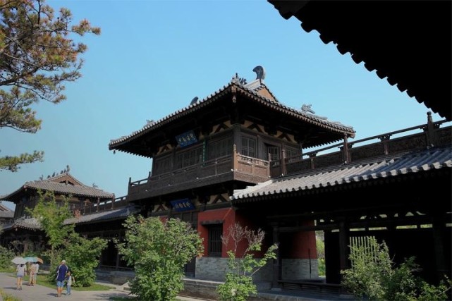 北京地区仅存的元代木结构古建筑寺庙坐北朝南