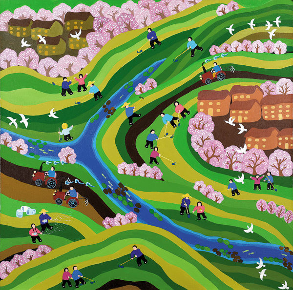 河南舞阳:荷锄也可弄丹青 田园牧歌入画来