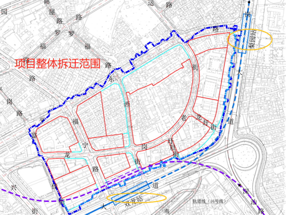 龙岗中心城龙岗华昱老街老墟镇片区旧改城市更新项目最新规划公示