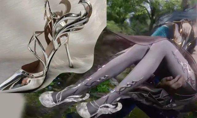 水晶鞋是小舞的战斗神器造型十分美观但变成实物却一言难尽