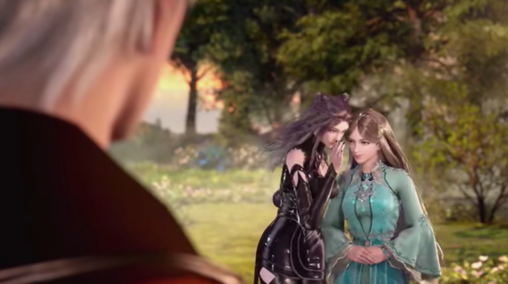 白沉香对战秀身材a4小蛮腰零赘肉朱竹清宁荣荣咬耳朵满脸涨红