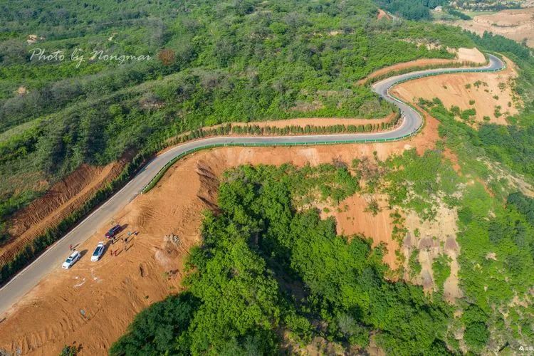 洛陽市境內的黃河廊道工程——沿黃公路即將於本月底全線通車,19,20日