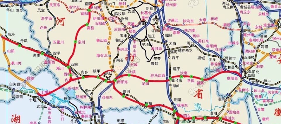 再看看十堰的规划,注意红圈里是阜阳二字,不是合肥.