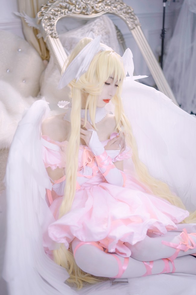 月咏歌呗cos天使妹妹要一直快乐哦