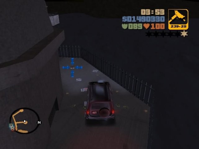 GTA3隐藏包裹位置图片