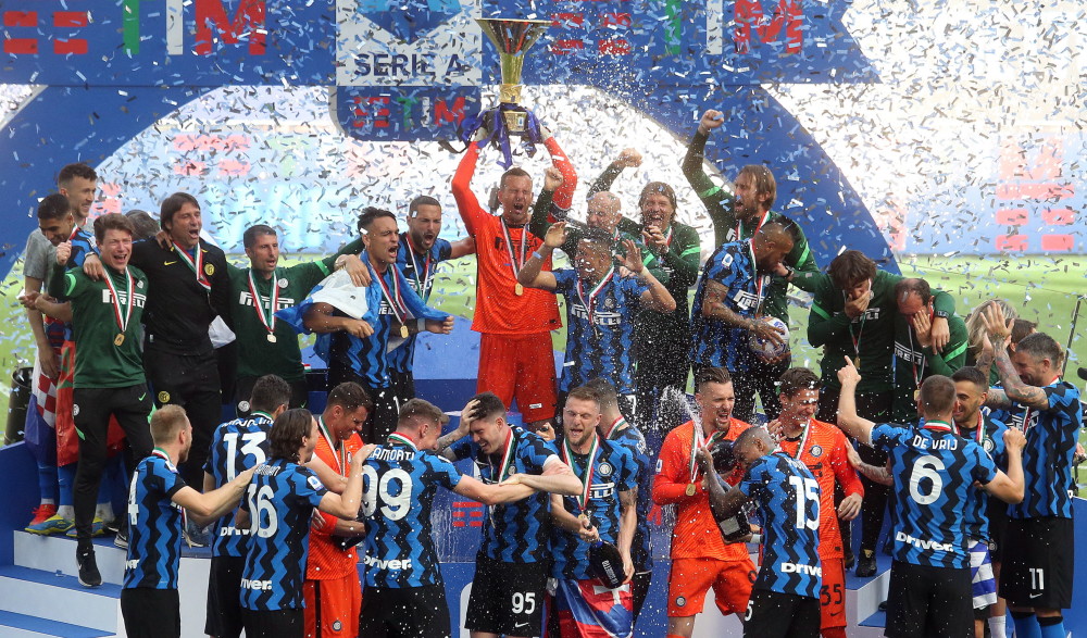 外代二线足球意甲国米夺冠