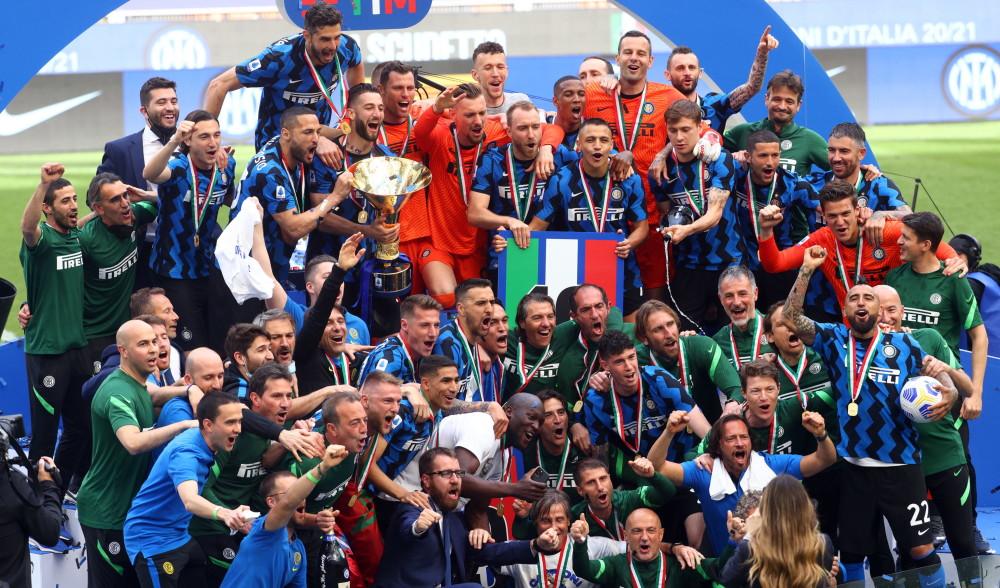 外代二线足球意甲国米夺冠