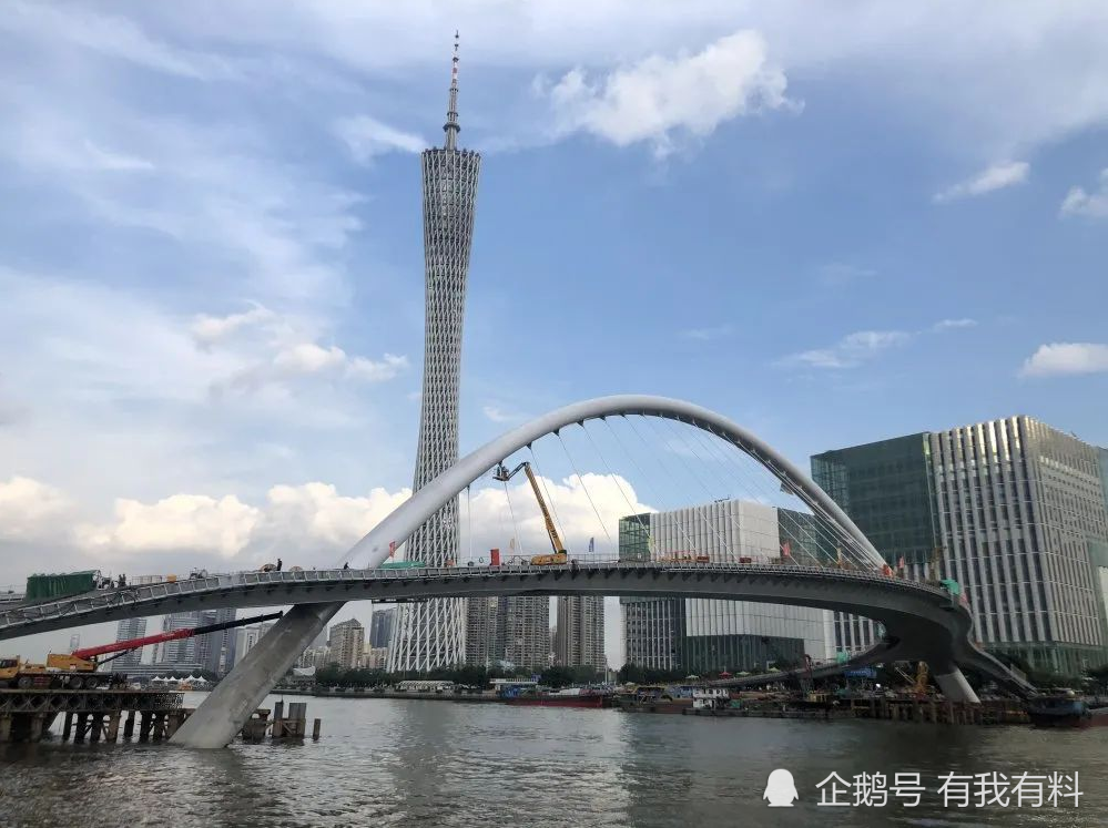 定了跨度最大的人行桥于6月底通行