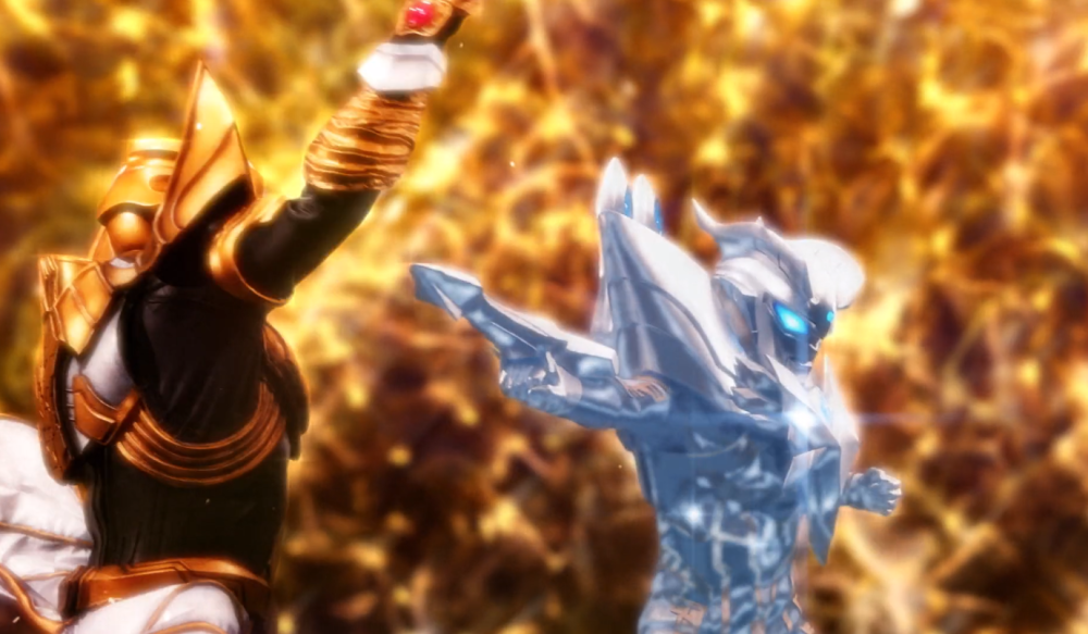 奥特曼2个钻石赛罗能战胜小金人吗小金人必胜赛罗有个致命弱点