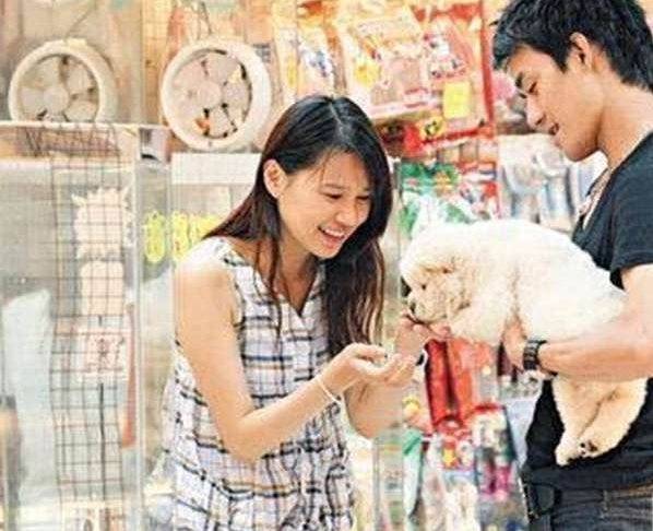 这部电影叫做《我的狗狗我的爱》,王凯在电影里跟香港演员黄翠如演了