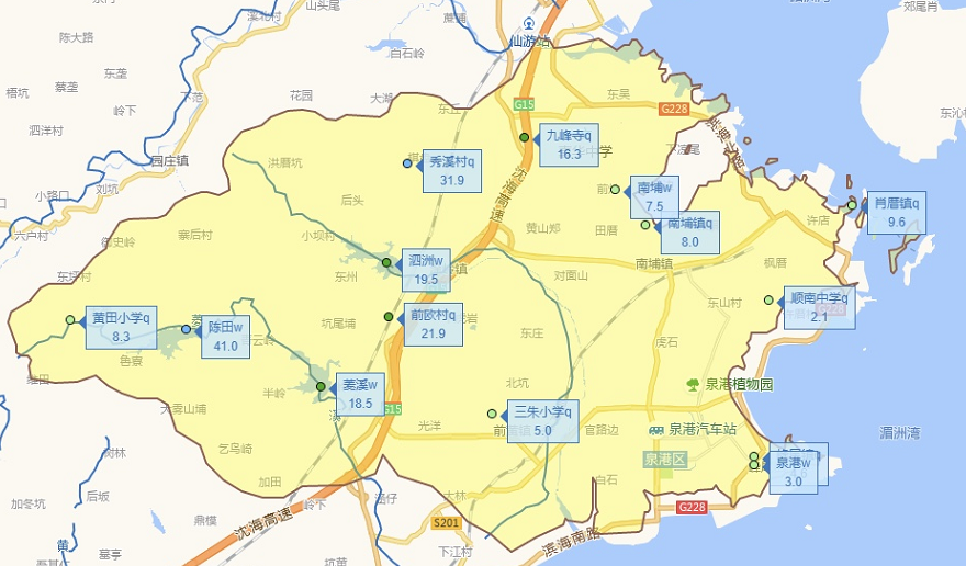 泉州多地预警泉港接下来的天气要注意哦