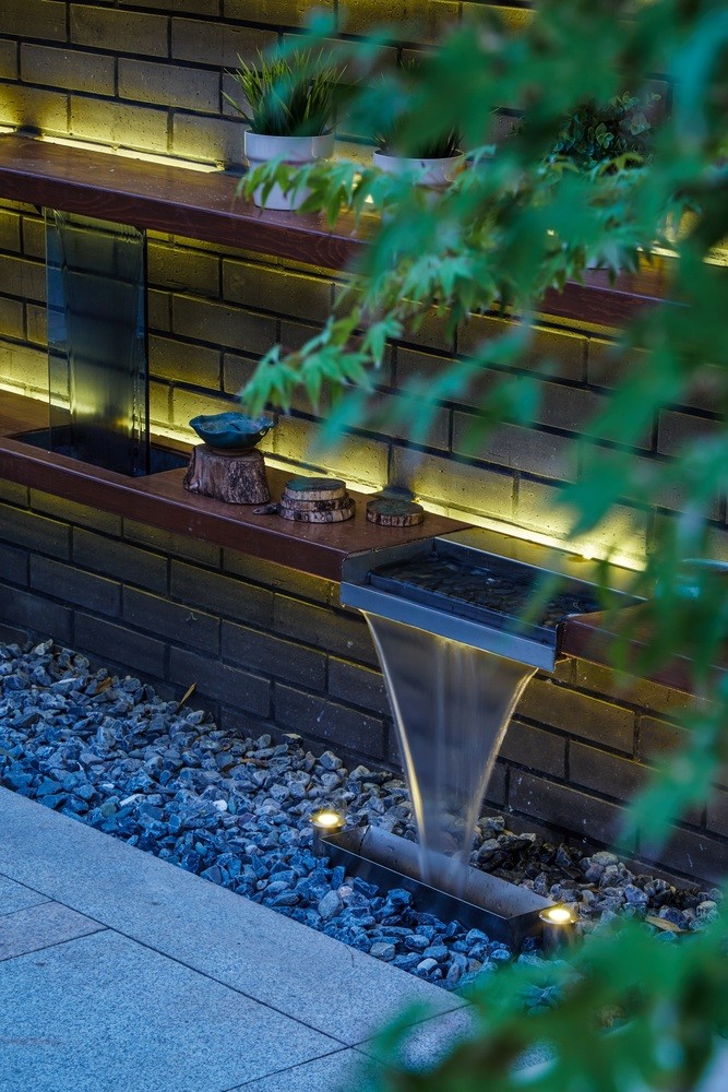 18种创意庭院水景墙设计想让庭院别出心裁就建个水景墙吧