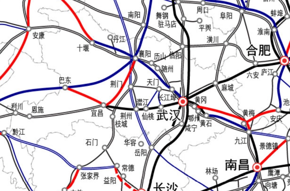 "中三角"10条铁路达成共识,湖南成为大赢家,多条与荆州有关