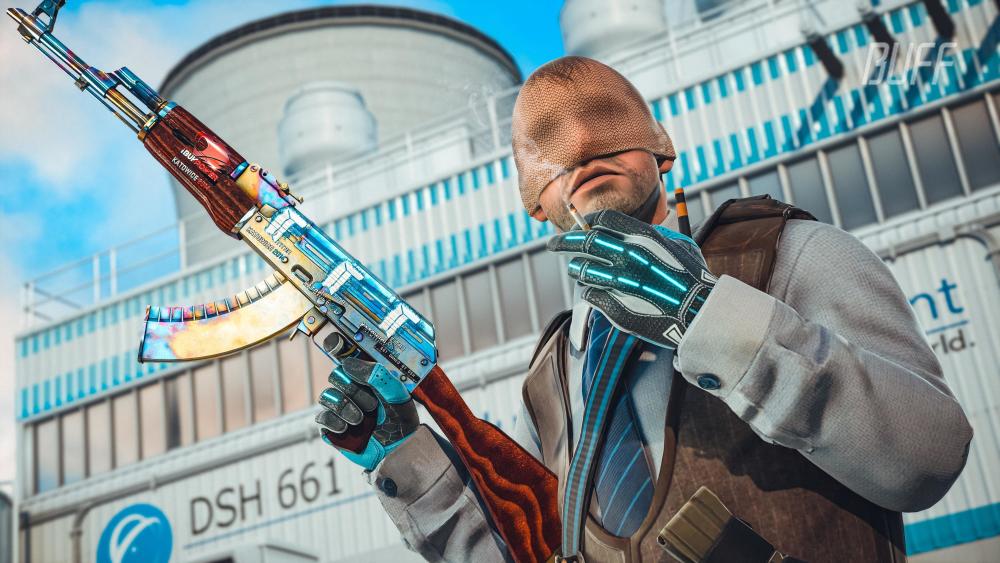 csgo:今日份buff蓝色系玩家秀鉴赏_腾讯新闻