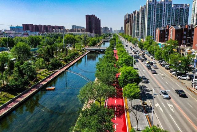 沈阳卫工明渠健身步道 红了!