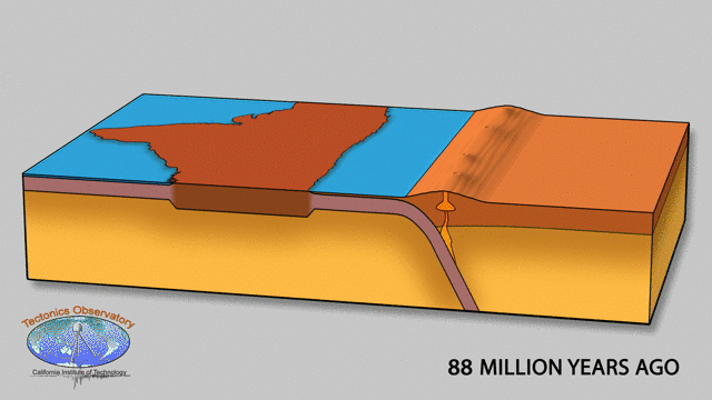 印度板块与欧亚板块碰撞形成青藏高原的过程 图/见水印