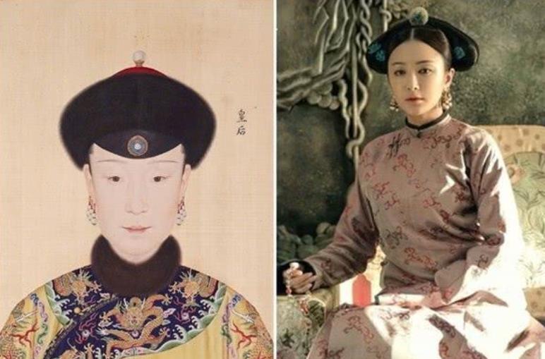 富察皇后肖像被复原撞脸圈内女明星难怪乾隆唯爱她72年