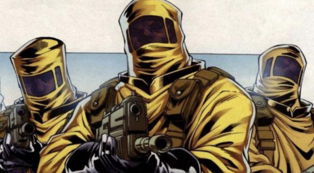 成员穿着黄色密闭战斗服的组织,早前其实就是九头蛇内部的一个科技